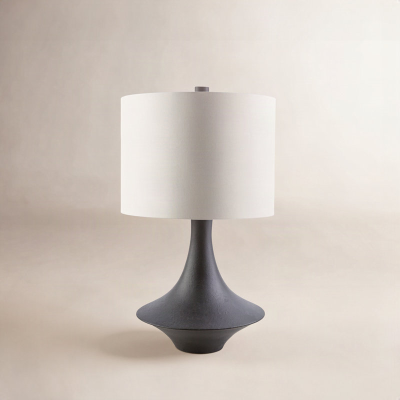 Marie Resin Lamp, Charcoal