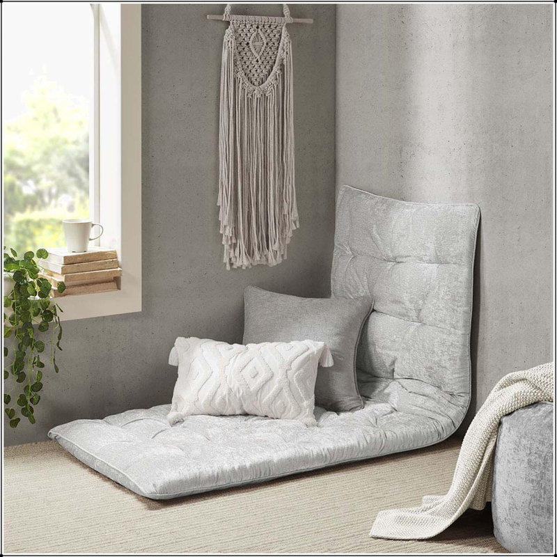 Poly Chenille Lounge Floor Pillow Cushion, 76 cm H x 51 cm W