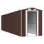Anica 2 ft. W x 10 ft. D Galvanized Steel Apex Garden Shed