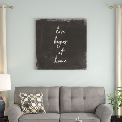My Home Inspiration IV - No Frame Print on Canvas
