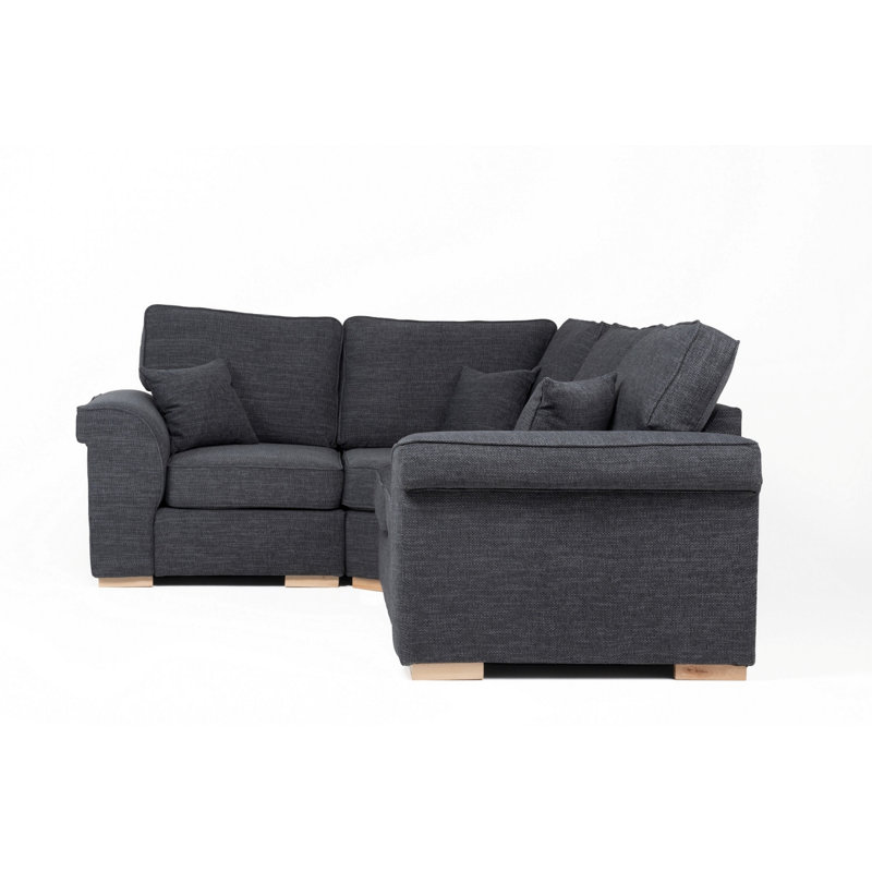 Picadilly Corner Sofa, Left Hand Facing, Black