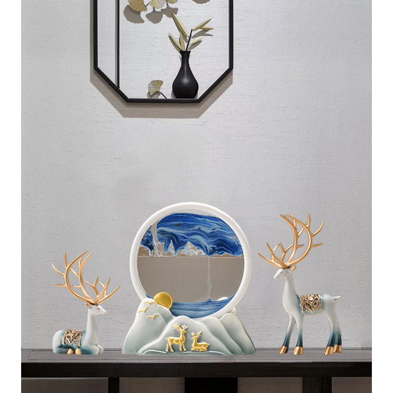 Sculpture Elk Quicksand