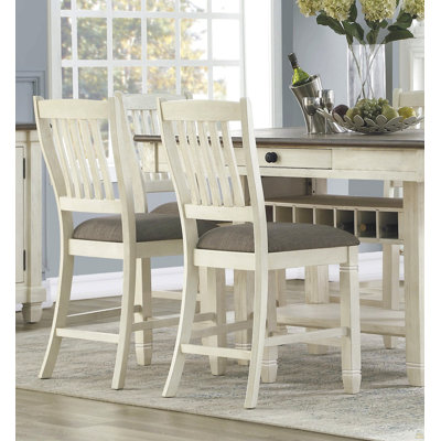 Counter Height Dining 5Pc Set Counter Height Table W Storage Display Shelf 4X Drawers Wine Rack And 4X Counter Height Chairs