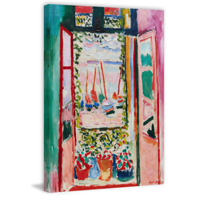 "The Open Window" Print on Wrapped Canvas