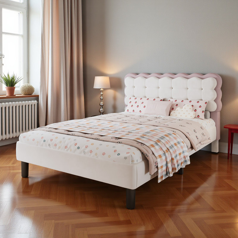 Upholstered Bed, Double (4'6)