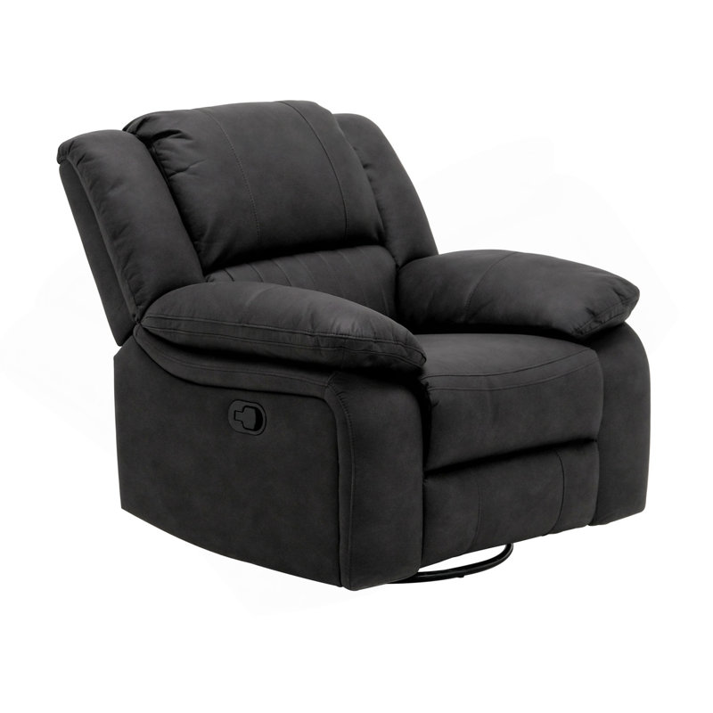 Fauteuil inclinable noir pivotant