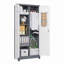 Metal Lockers, Cleaning Tool Cabinets With Locking Doors, High Broom Tool Storage Cabinets, Adjustable Shelves, Large Cabinets For Kitchens, Offices, Shops.(72")