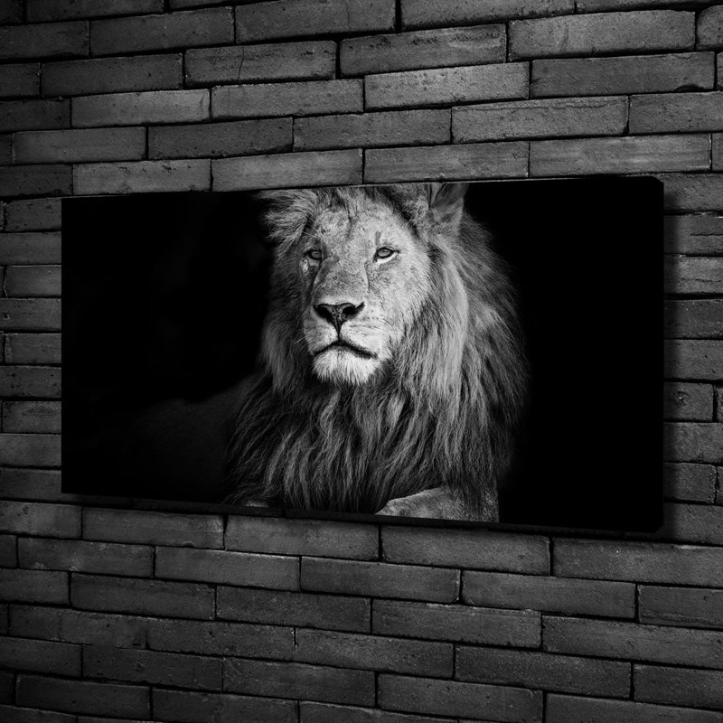 Lion - No Frame Print on Canvas