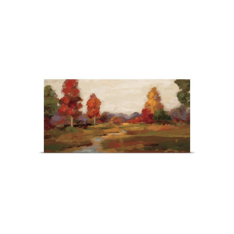 «Fall Creek» par Aniessa, reproduction d'art, H 15 po x l 30 po x P 1,5 po, Toile