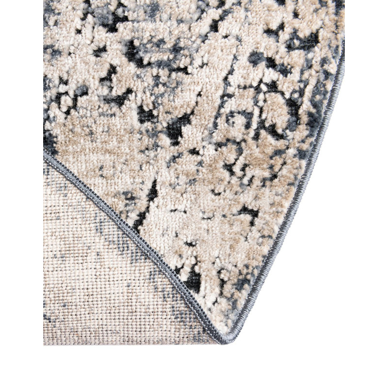 Arella Geometric Indoor Rug, Round 7'10"