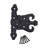 Wrought Iron Cabinet Rustproof Face Mount Hinge