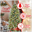 Ensemble de 2 arbres de Noël de table, petits arbres artificiels en PVC avec 68 pointes chacun, base en ciment en toile de jute, mini décorations des Fêtes pour bureau, table, bureau et décoration intérieure