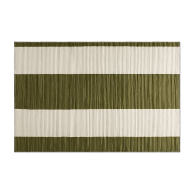 Tapis d'intérieur et d'extérieur à carreaux beige