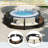 Spa Surround Spa Frame Patio Rattan Sofa Set With Storage Spaces, Washable Cushions-470737546