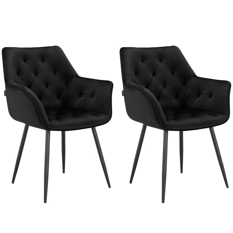 Lutcher 48 cm H Armchair, Black