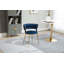 Ensemble de 2 chaises de salle à manger modernes en velours de 22,44 po Benedetta-1335758892
