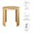 Aspect Round Wood End Table In Oak