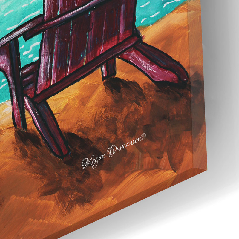 «Beach Life II» par Megan Duncanson, art en verre acrylique, H 12 po x l 24 po