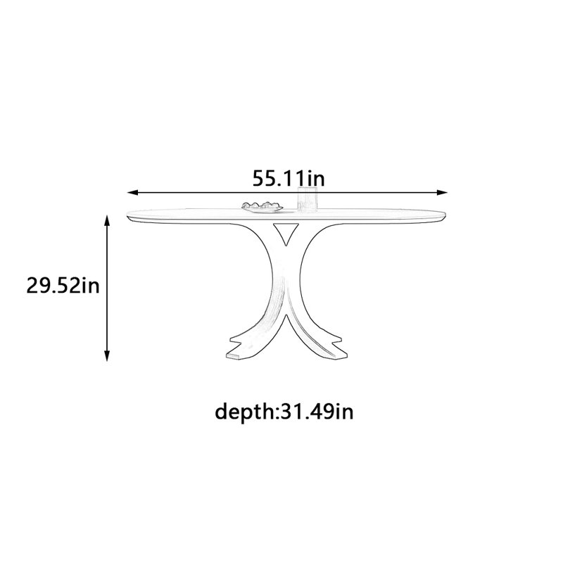 Dizon, 29.52"H x 55.11"L x 31.49"W