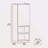 Bathroom Cabinet, Two Interior Shelves, Two External Shelves, Single Door Cabinet-331275980