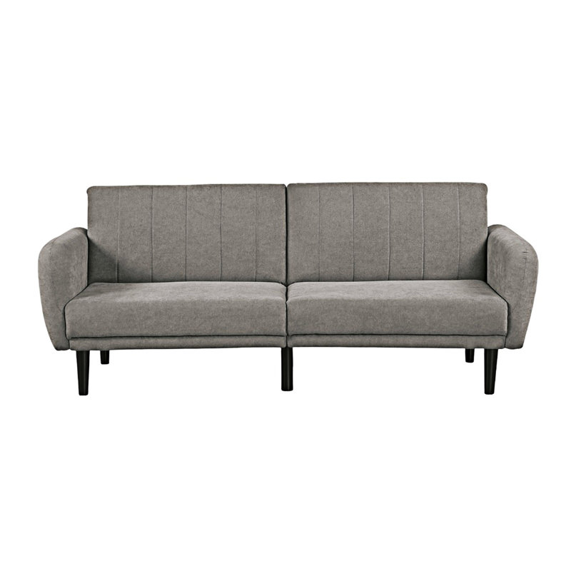 Convertible en lit futon avec USB, Gris