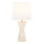Lampe de table carrée en céramique 26 po Clarissa-1666111103