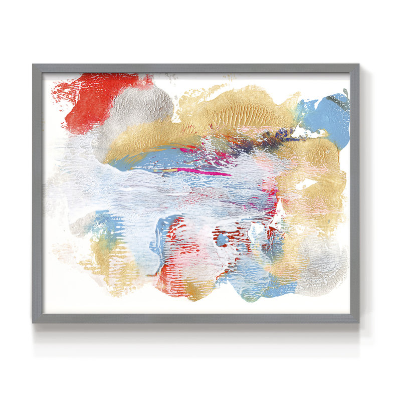 Whitewash Sunset I -Framed Print - Restickable