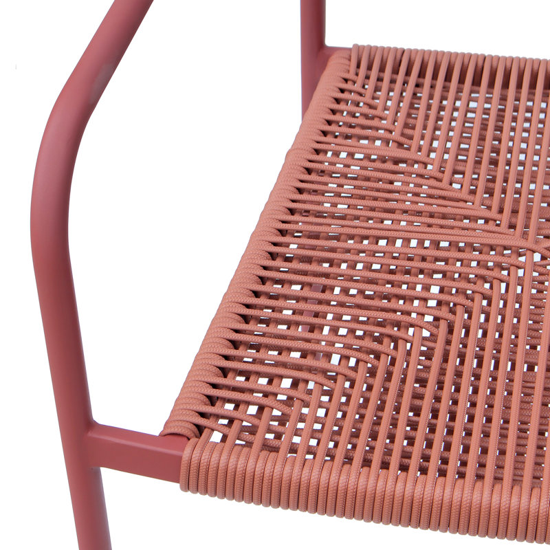 Moshi Patio Dining Armchair, Red