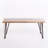INDUSTRIAL WOOD AND METAL COFFEE TABLE