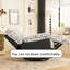 Fauteuil inclinable moderne et multifonctionnel en chenille jacquard-115697662