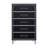 Holtzclaw Rubberwood 5 Drawers Chest, Ebony