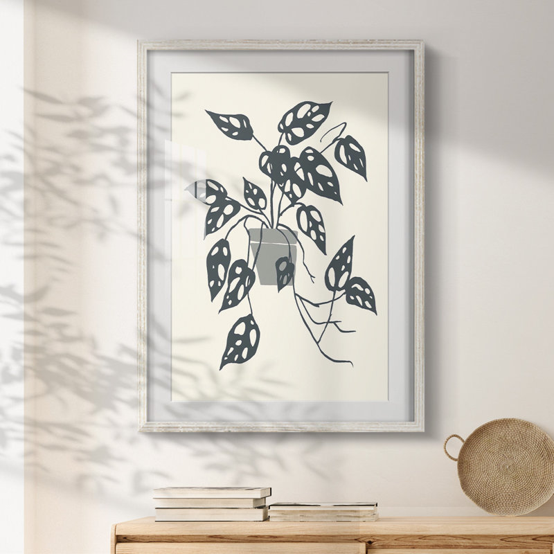 Gray Arches II - Toile tendue avec châssis, H 25,5 po x l 17,5 po, Blanc