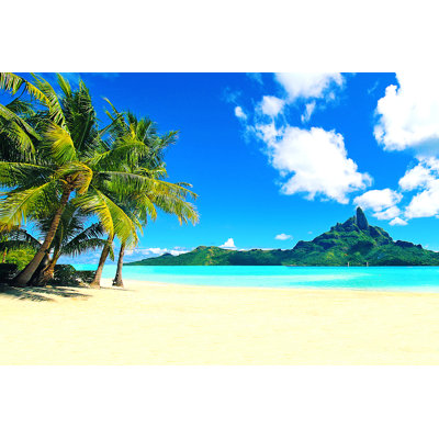 Bora Bora Tahiti Beach by TriggerPhoto - Wrapped Canvas Print