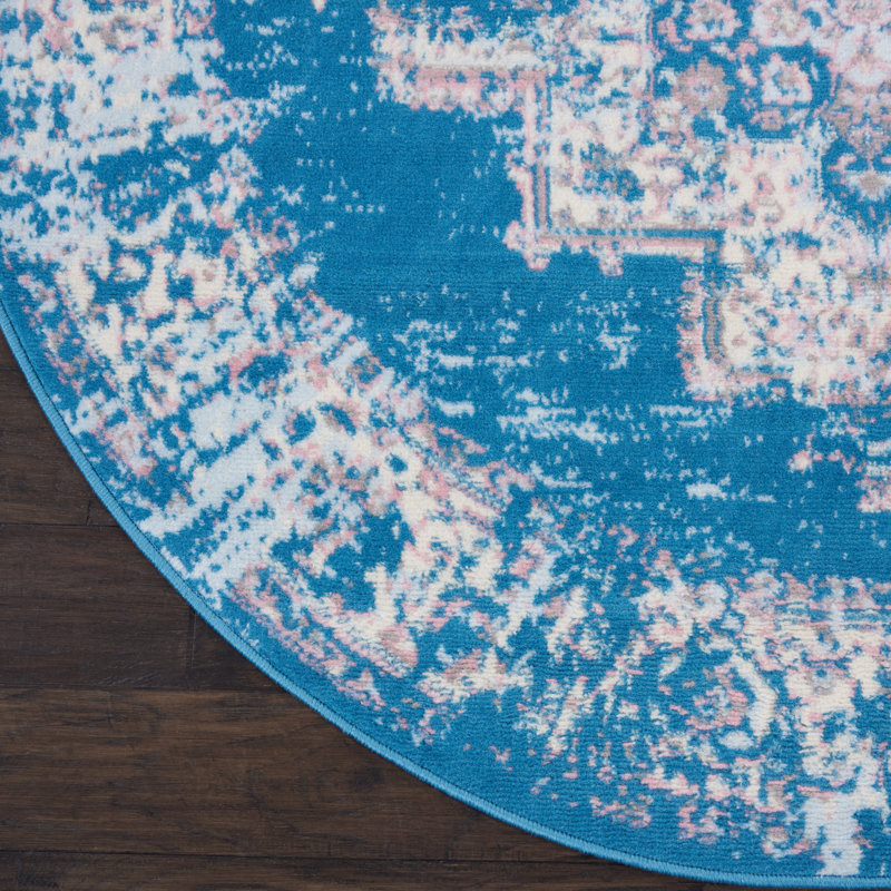 Skender Oriental Indoor Rug, Round 5'3"