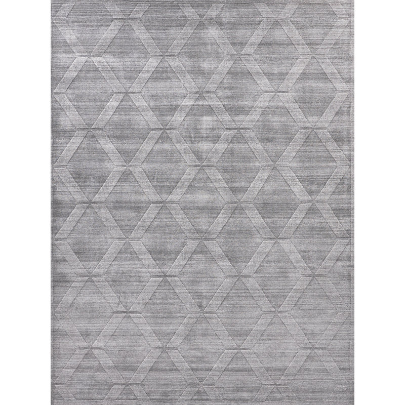 Castelli Geometric Area Rug in Gray, Rectangle 8' x 10'