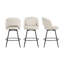 Tabouret de bar pivotant de 26 po de hauteur avec structure et coussin en métal-1392948329-1393784381