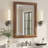 Amara Tempered Glass and Aluminum Alloy Framed French Cleat Mounted Wall Mirror with 5-Year Warranty-434510283-434510282