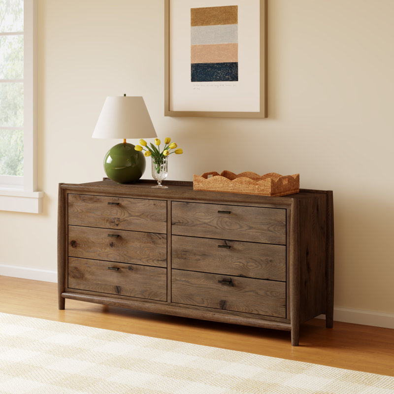 Cayenne 65'' W 6 - Drawer Dresser, Brown