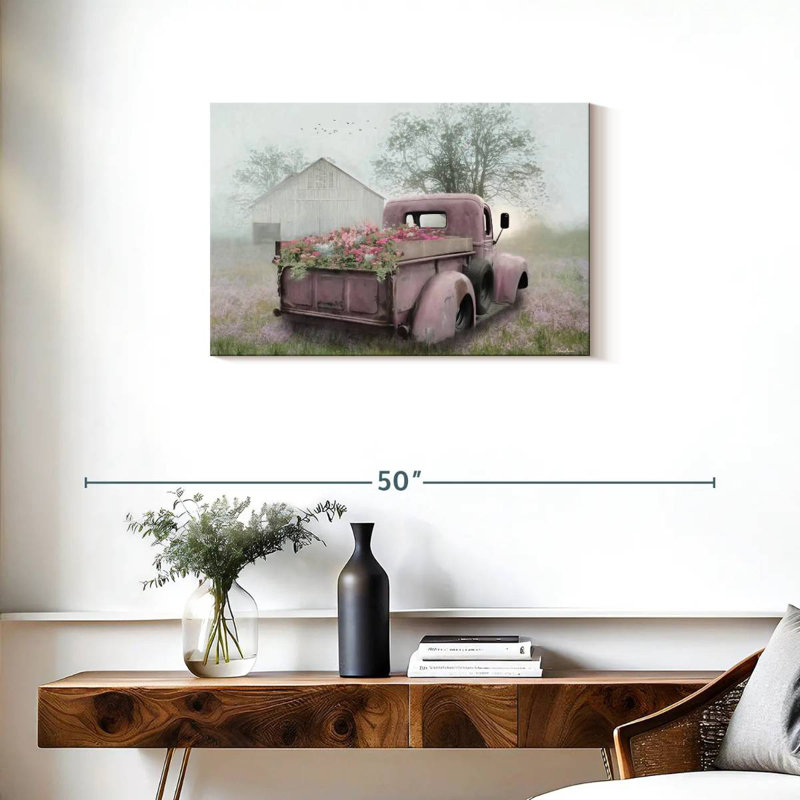 Camion rose Mehar, H 20 po x l 30 po