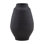 Gannon 17" Tall Terracotta Vase, Black