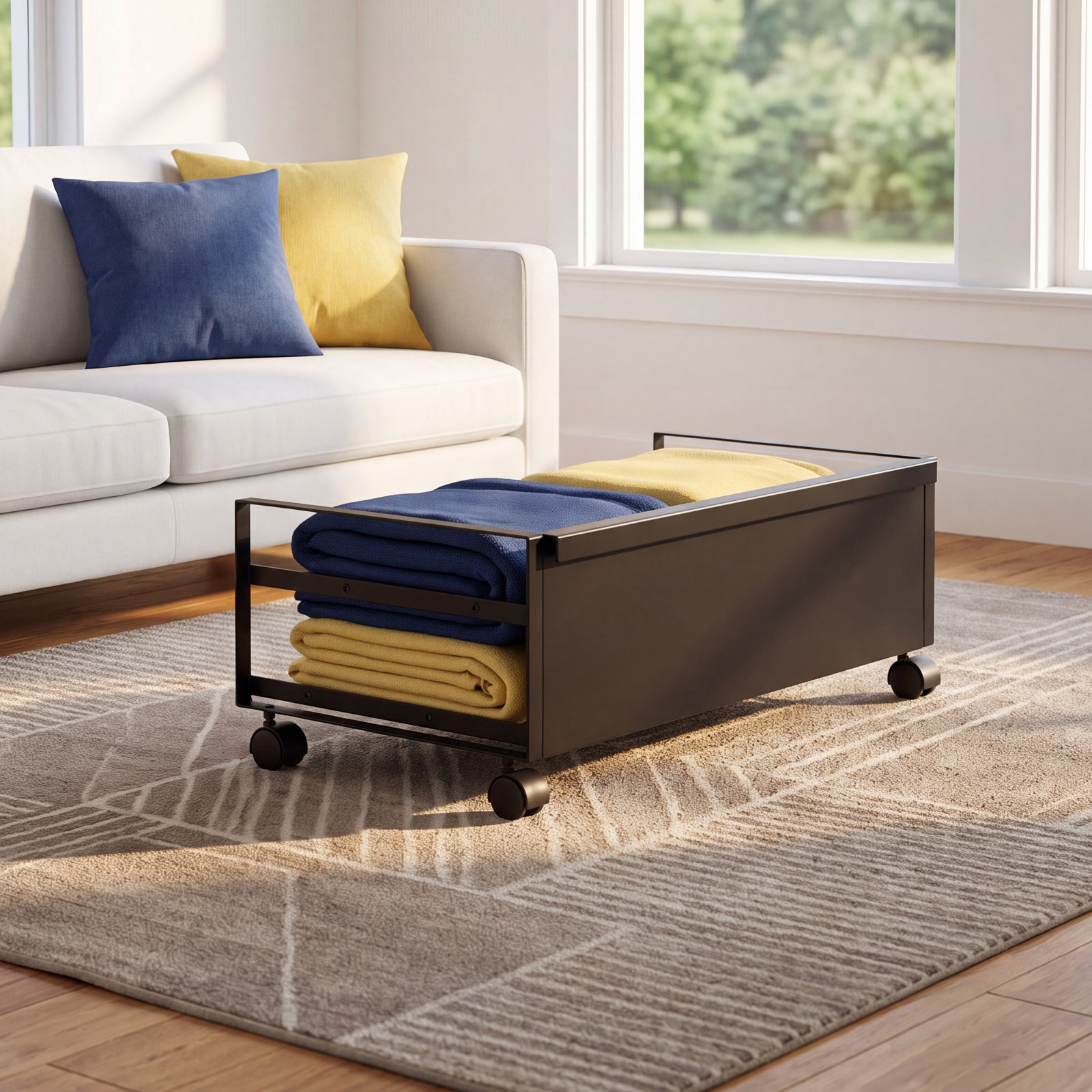 Underbed Storage Rack, Black