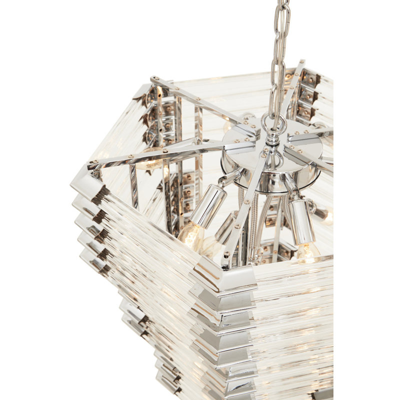 Amberjack 12 - Light Crystal Chandelier