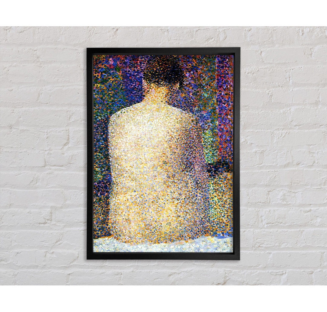 Seurat Study Of A Model 2 - Einzelbildrahmen Kunstdrucke auf Leinwand