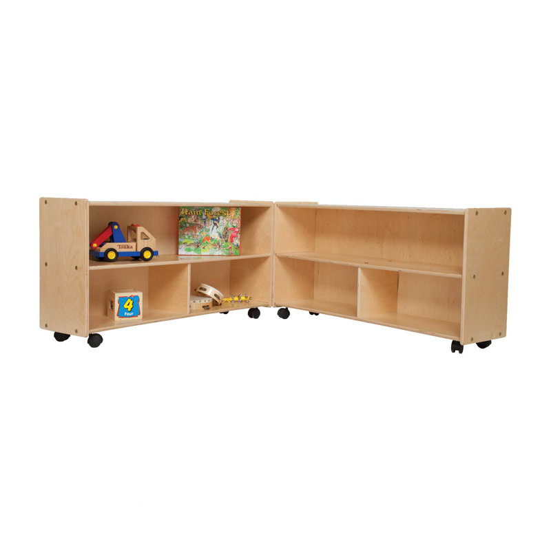 Unité de rangement polyvalente pliante Contender, Assemblé, 23.75"H x 94.5"W x 12"D