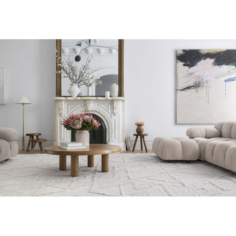 Breyon, Sand, Rectangle 6' x 9'