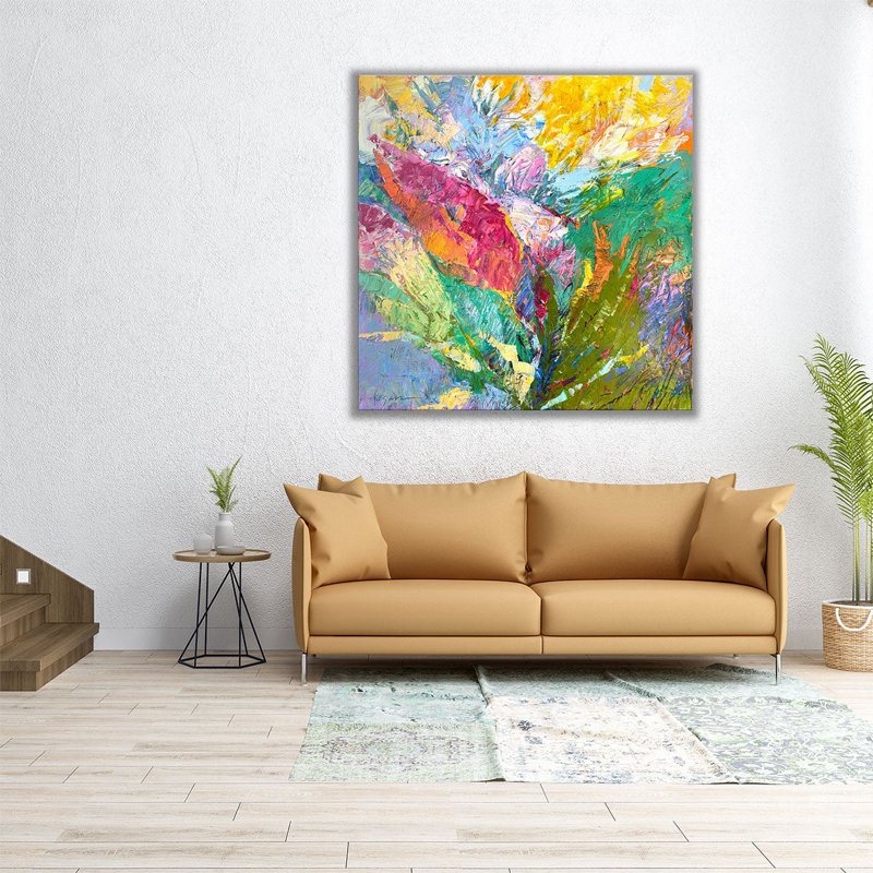 «Bird in the Hand II», reproduction d'art sur toile, H 30 po x l 30 po