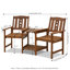Arianna Wood Outdoor Bench