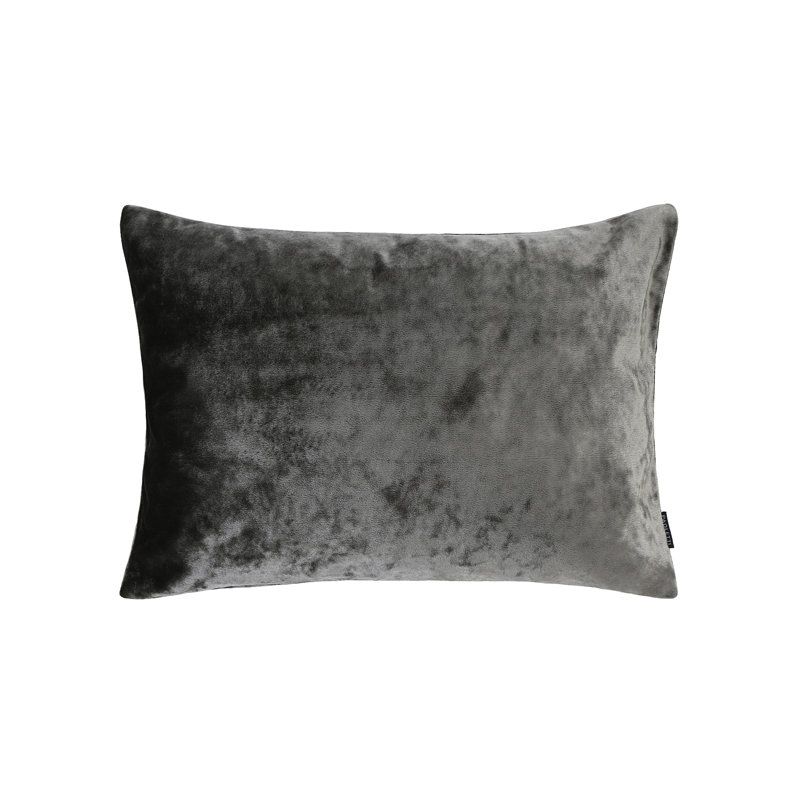 Verona Crushed Velvet Cushion Cover, Pewter