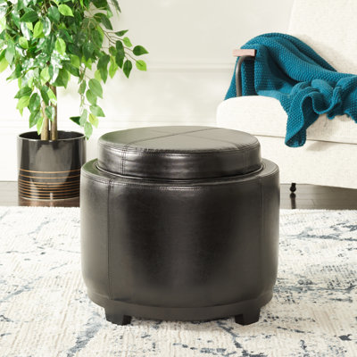 Maiden Vegan Leather Storage Ottoman