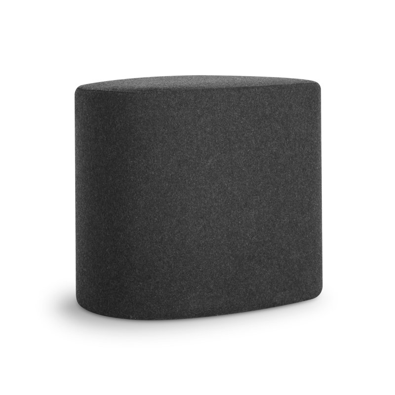 Swole Ottoman, Vesper Charcoal